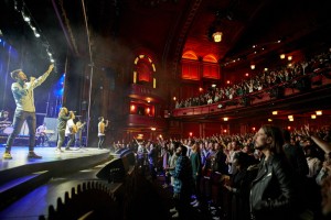 Hillsong Church London holds four services, attended by 8,000 people, every Sunday at the Dominion Theatre. Photo courtesy of Hillsong Church London
